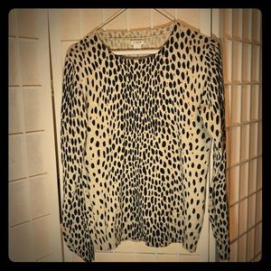 Leopard print sweater